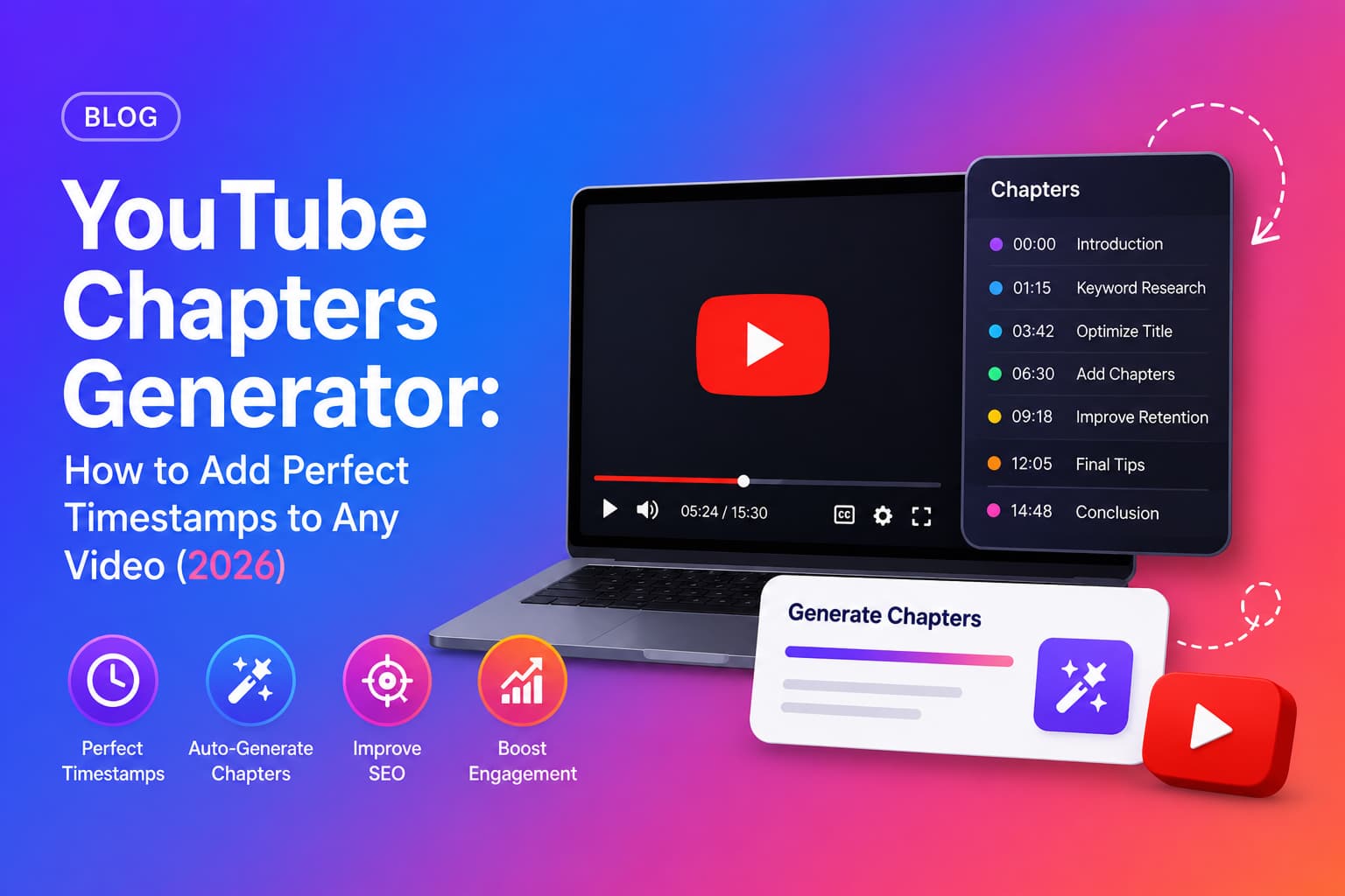 YouTube Chapters Generator: How to Add Perfect Timestamps to Any Video (2026)